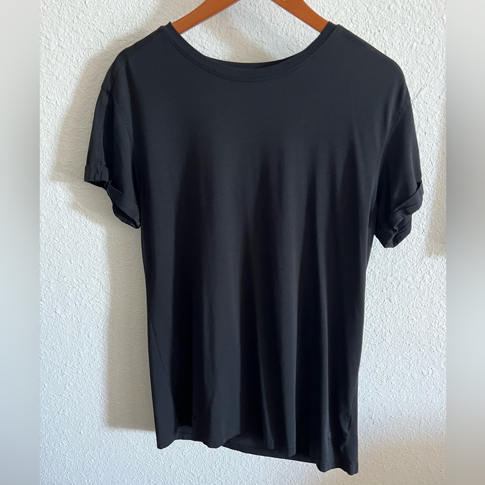 Alphalete Rolled Muscle Tee Distressed - Medium